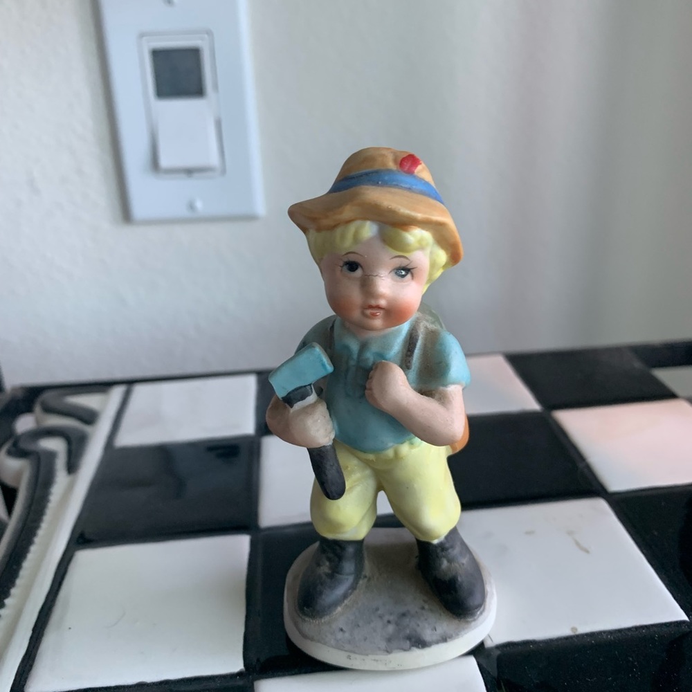 Vintage little boy figurine